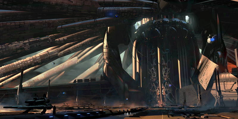 Illustration for article titled Dune and the fantastic science fiction cities of Finnian MacManus
